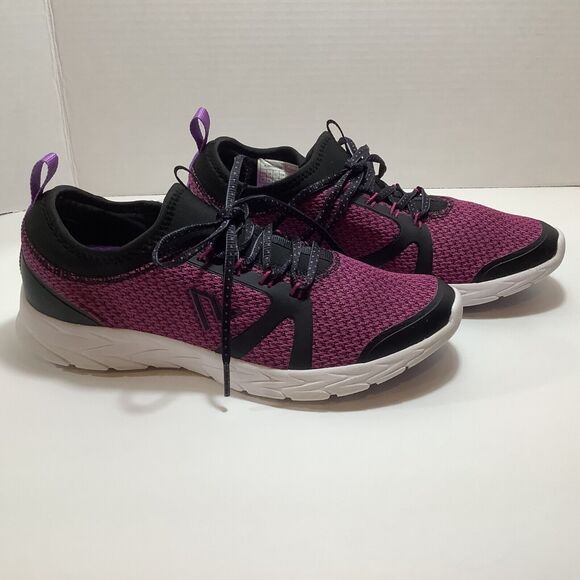 Vionic Alma Walking Size 9 Shoes Black Pink Mesh Lace Up Athletic Sneakers - Picture 4 of 11